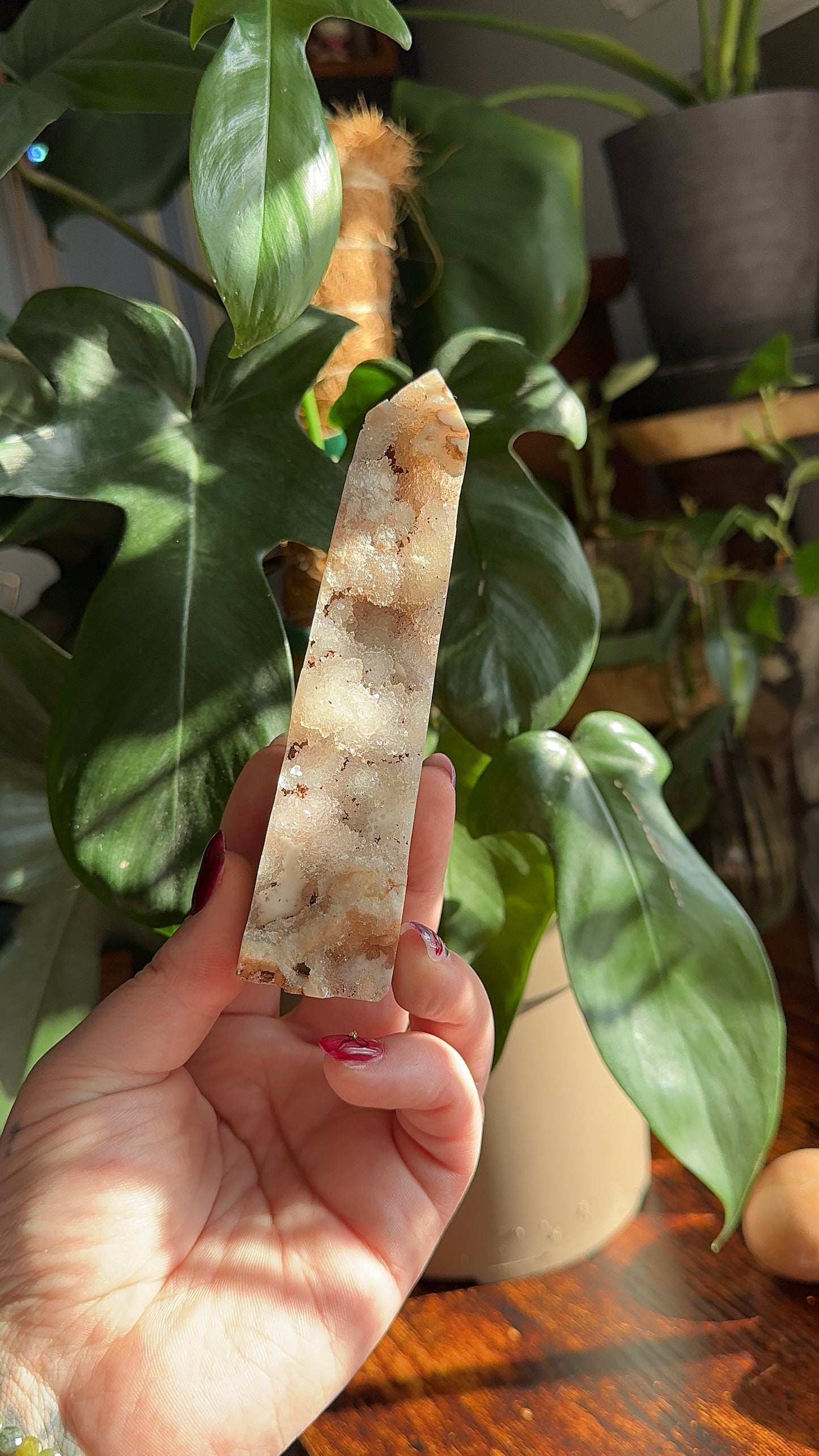 Druzy Amethyst Tower