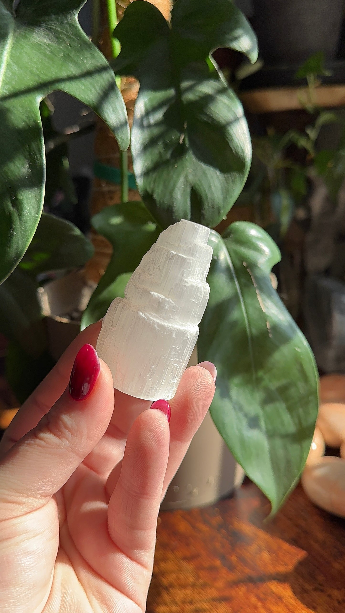 Selenite Raw Tower (choose your own)