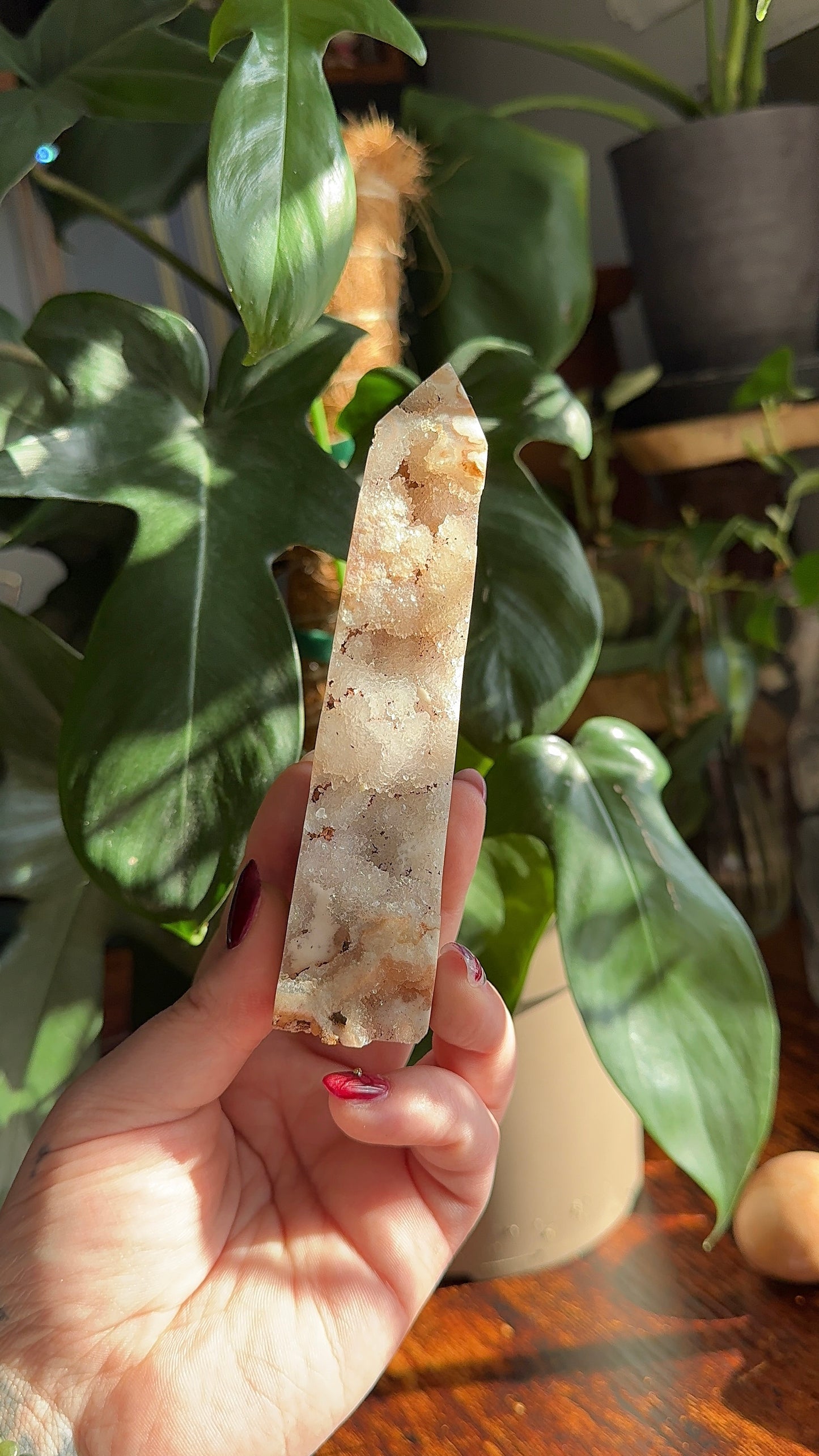 Druzy Amethyst Tower