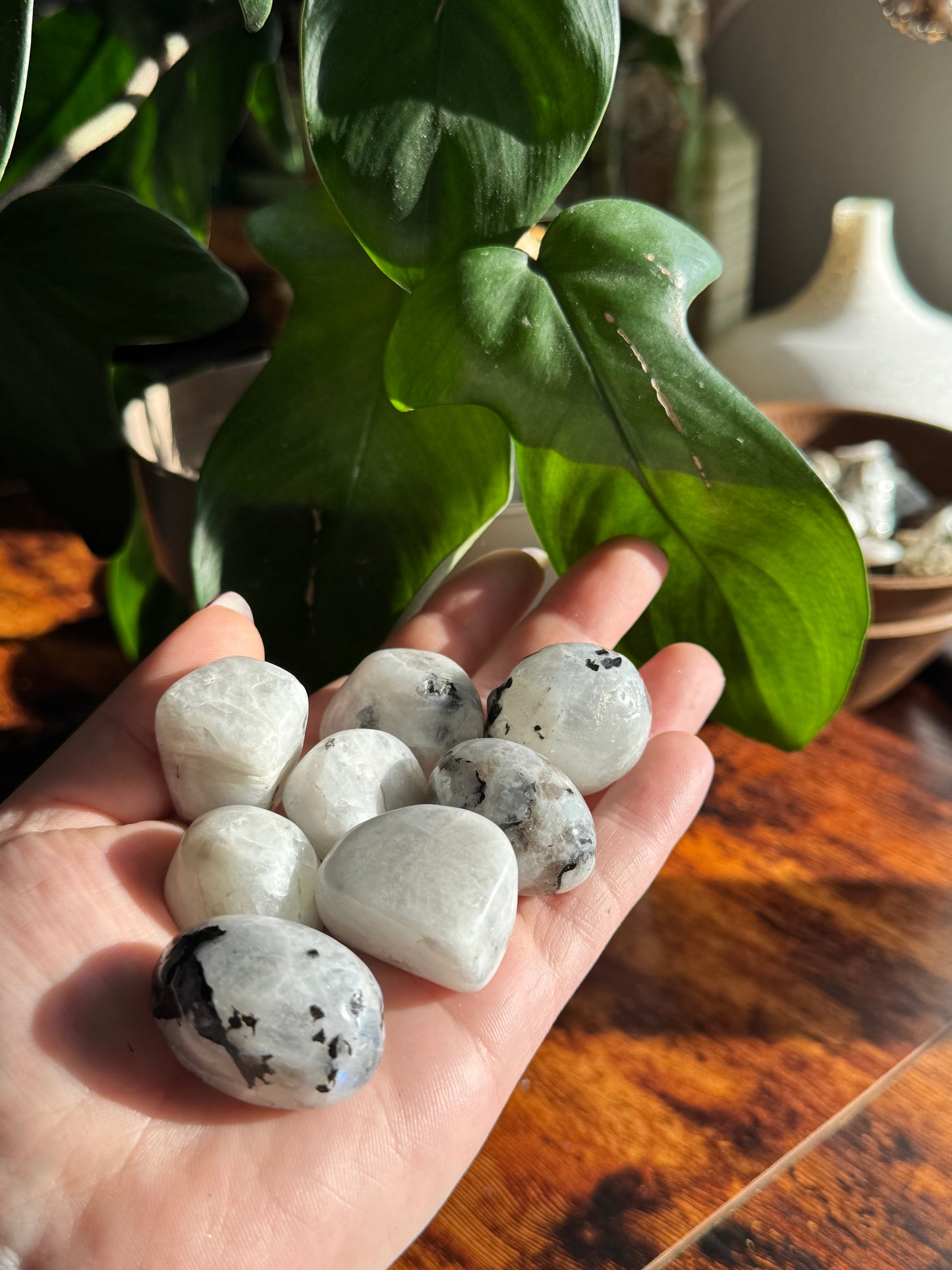 Rainbow Moonstone Tumble