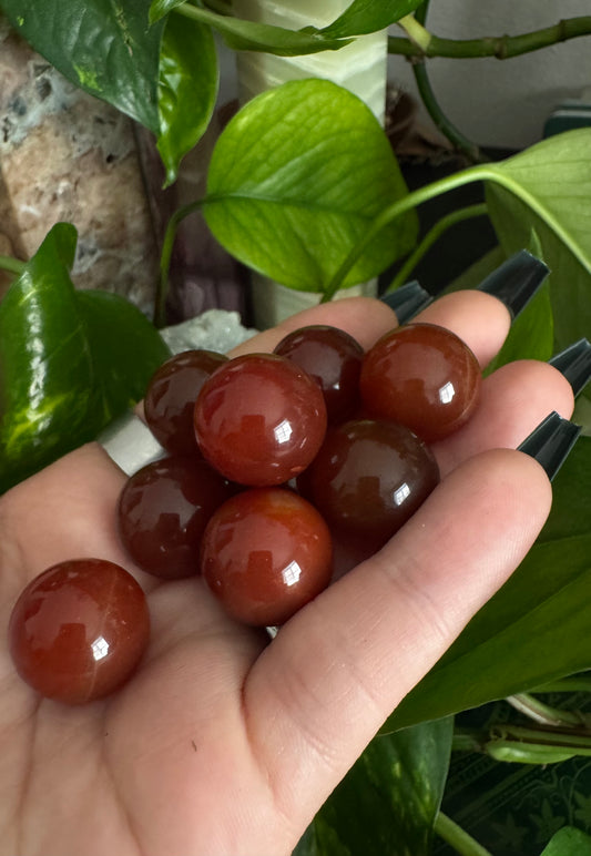 carnelian mini sphere