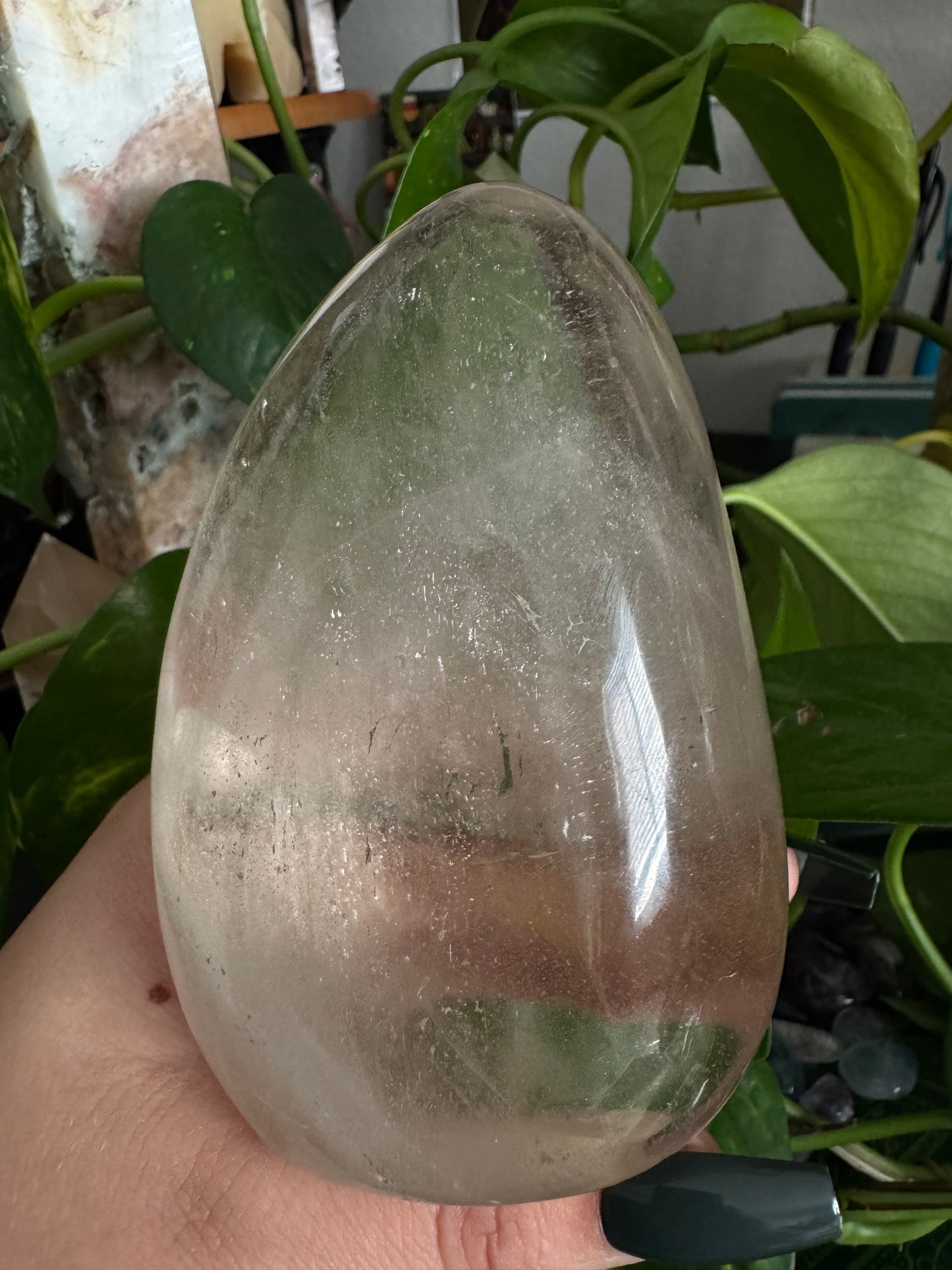 large clear quartz freeform