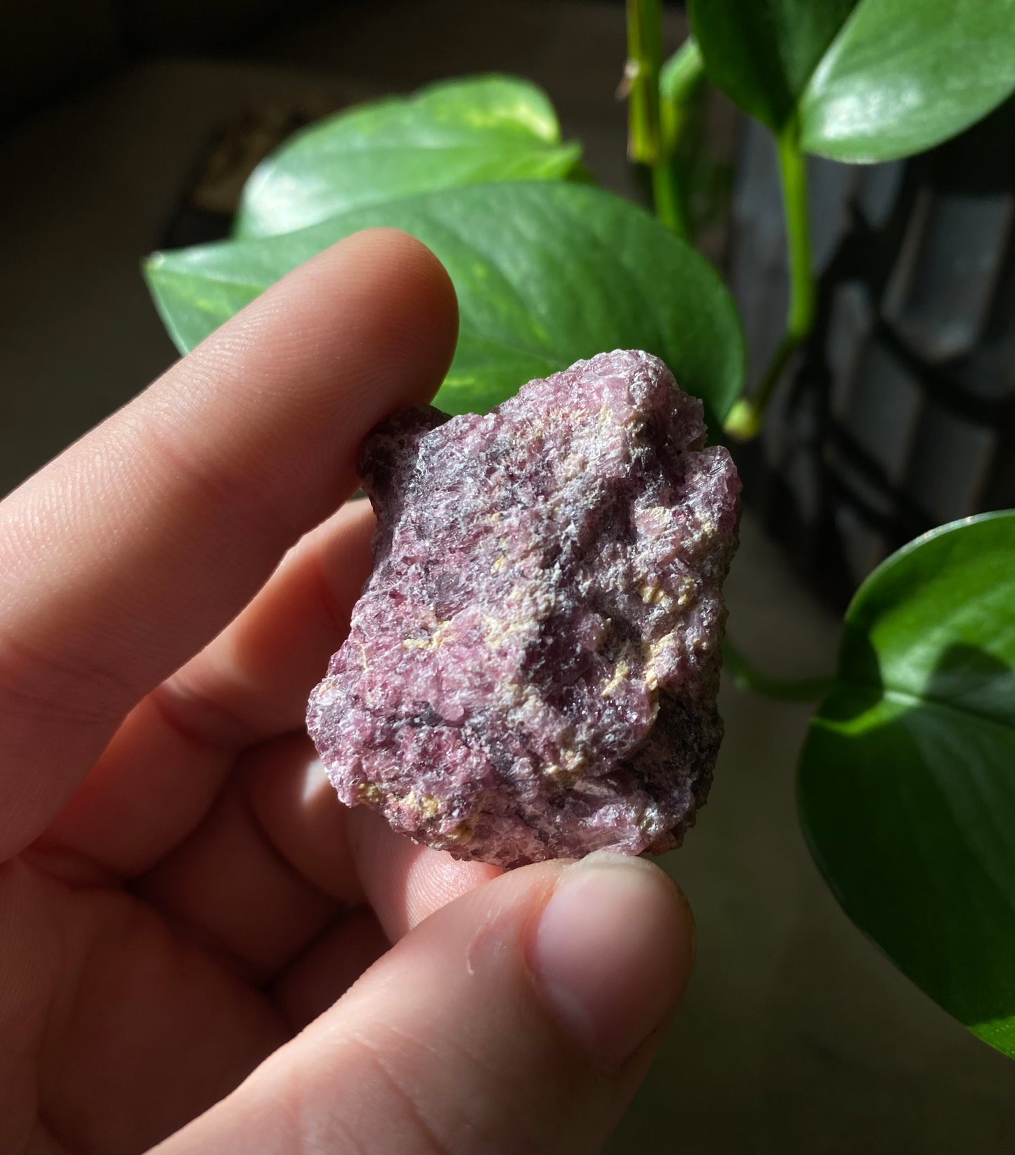 rubellite on matrix